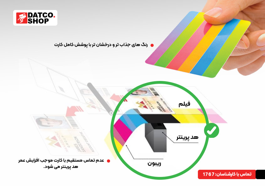 مزایای پرینتر کارت Retransfer