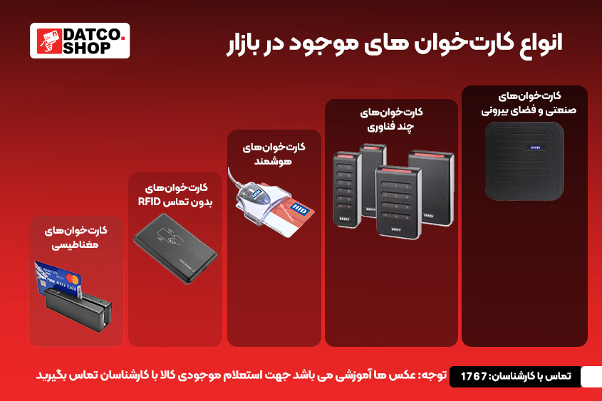 انواع کارت‌خوان هوشمند
