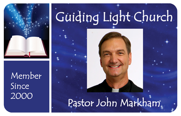 Church & Religious Organization Membership Card