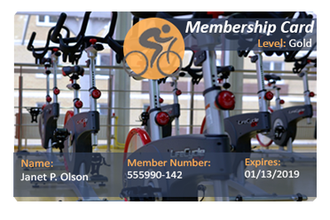 Club Membership ID Card