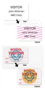 Expiring Visitor Badges