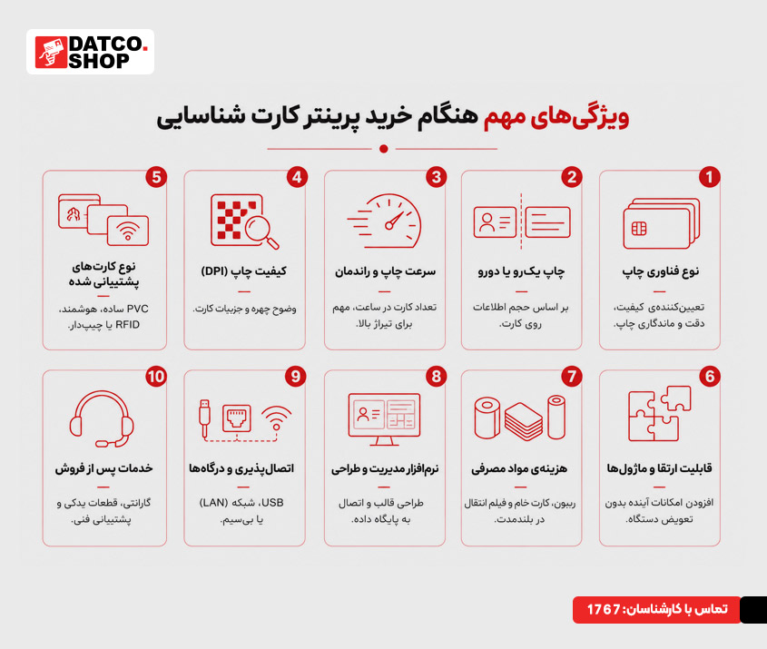 نکات خرید پرینتر کارت شناسایی
