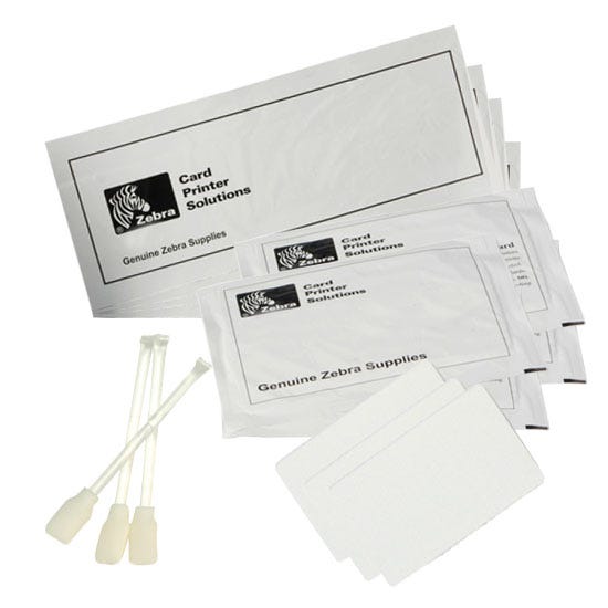 Zebra 105999-704 Complete Cleaning Kit - Cleaning Cards & Swabs