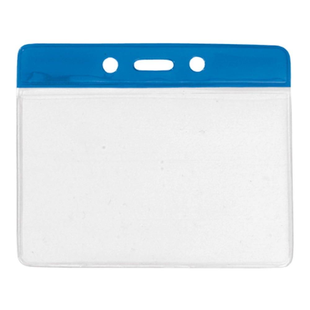 Blue Bar - Horizontal - Government and Military Badge Holder - 100 per pack