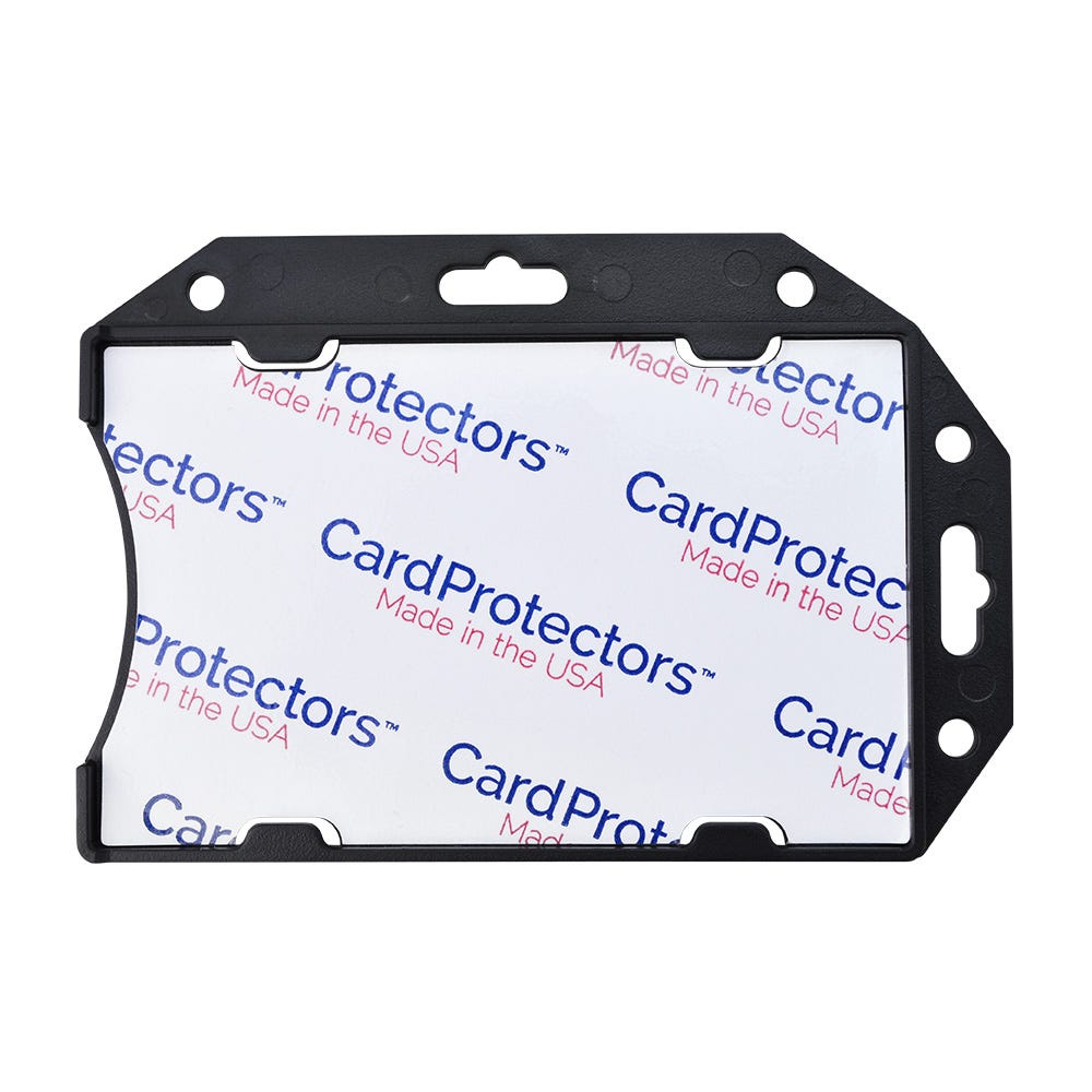 FIPS Approved - Black Rigid Shielded Smart Card Holder - 50 per pack