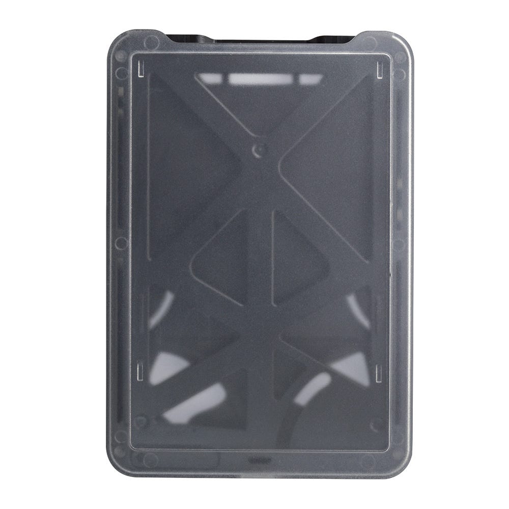 Black Multi-Card - Vertical - Frosted Rigid Badge Holder - 50 per pack