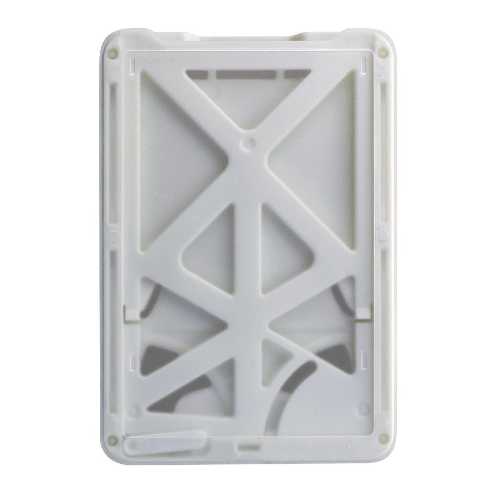 White Multi-Card - Vertical - Frosted Rigid Badge Holder - 50 per pack