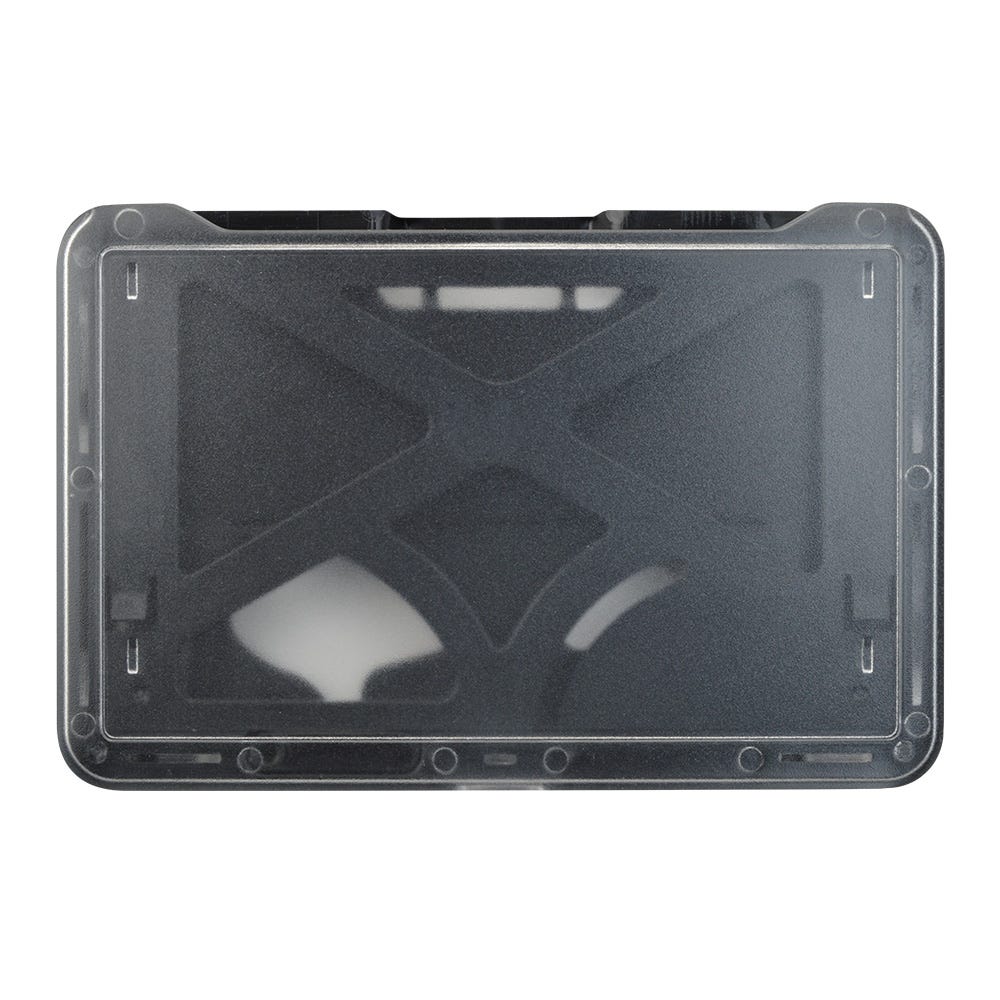 Black Multi-Card - Horizontal - Frosted Rigid Badge Holder - 50 pack