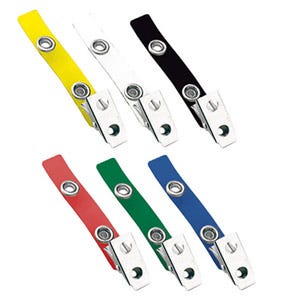 Wallet Style - Vertical - Colored Vinyl Badge Holder - 100 per pack