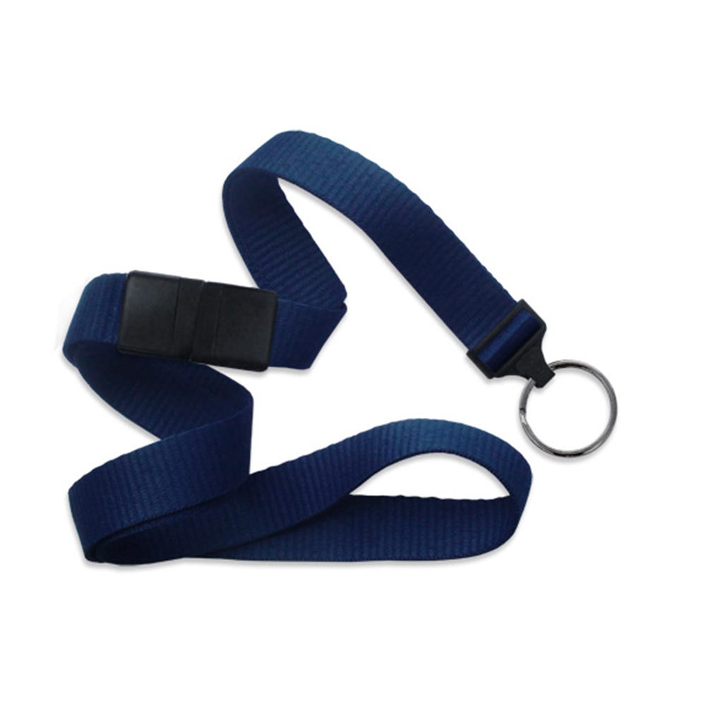 1000-Pack 5/8'' MicroWeave Lanyards Featuring Safety Breakaway