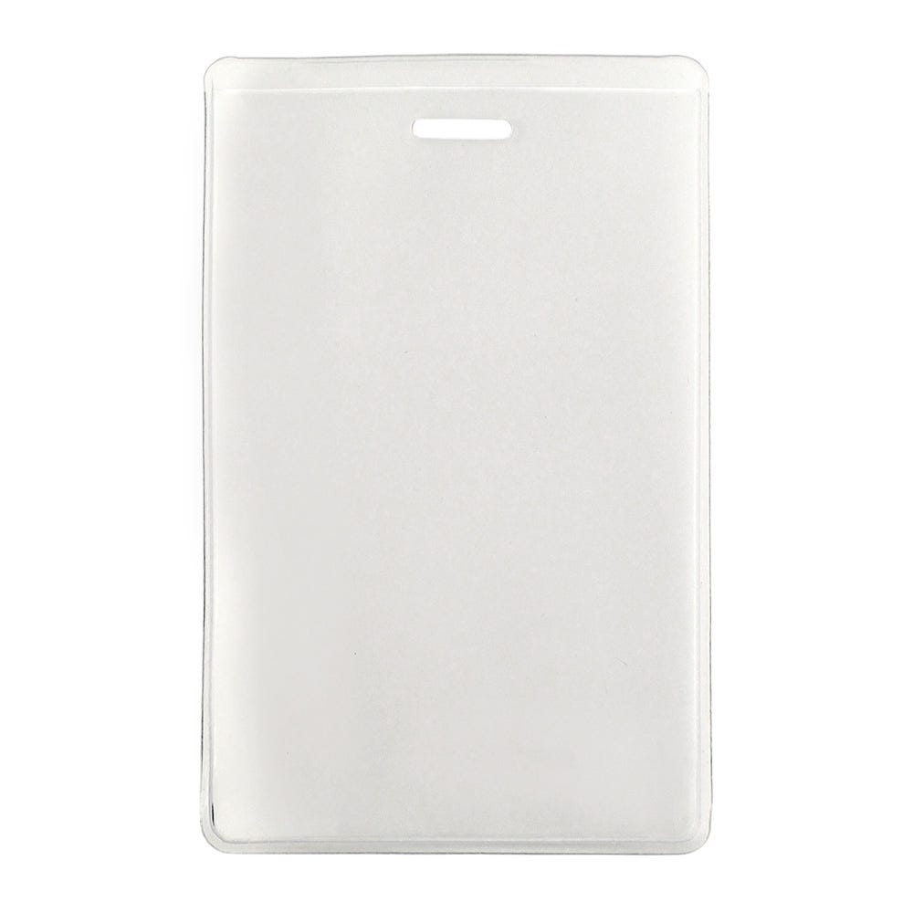 High-Quality S-Series Vertical Clear Vinyl Proximity Card Holders (100-Pack)
