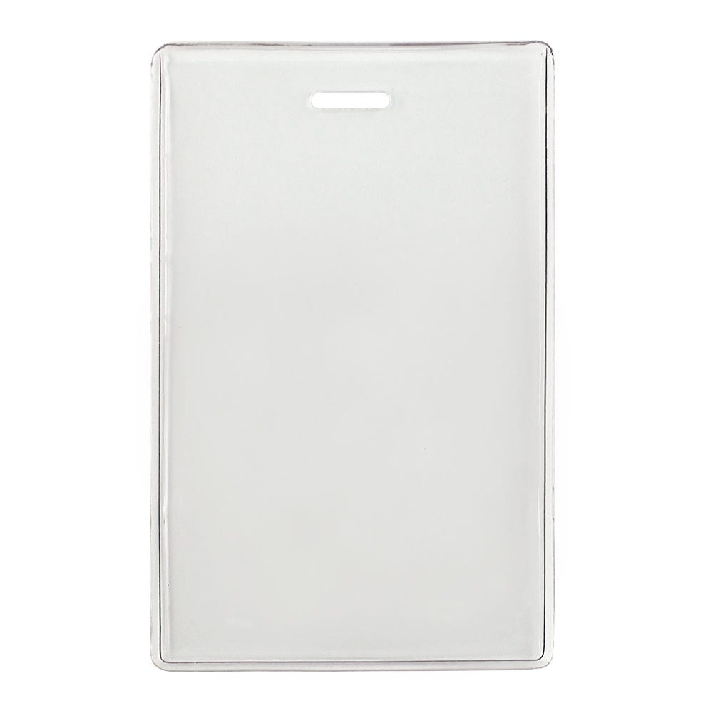 Heavy-Duty - Vertical - Clear Vinyl Proximity Card Holder - 100 per pack