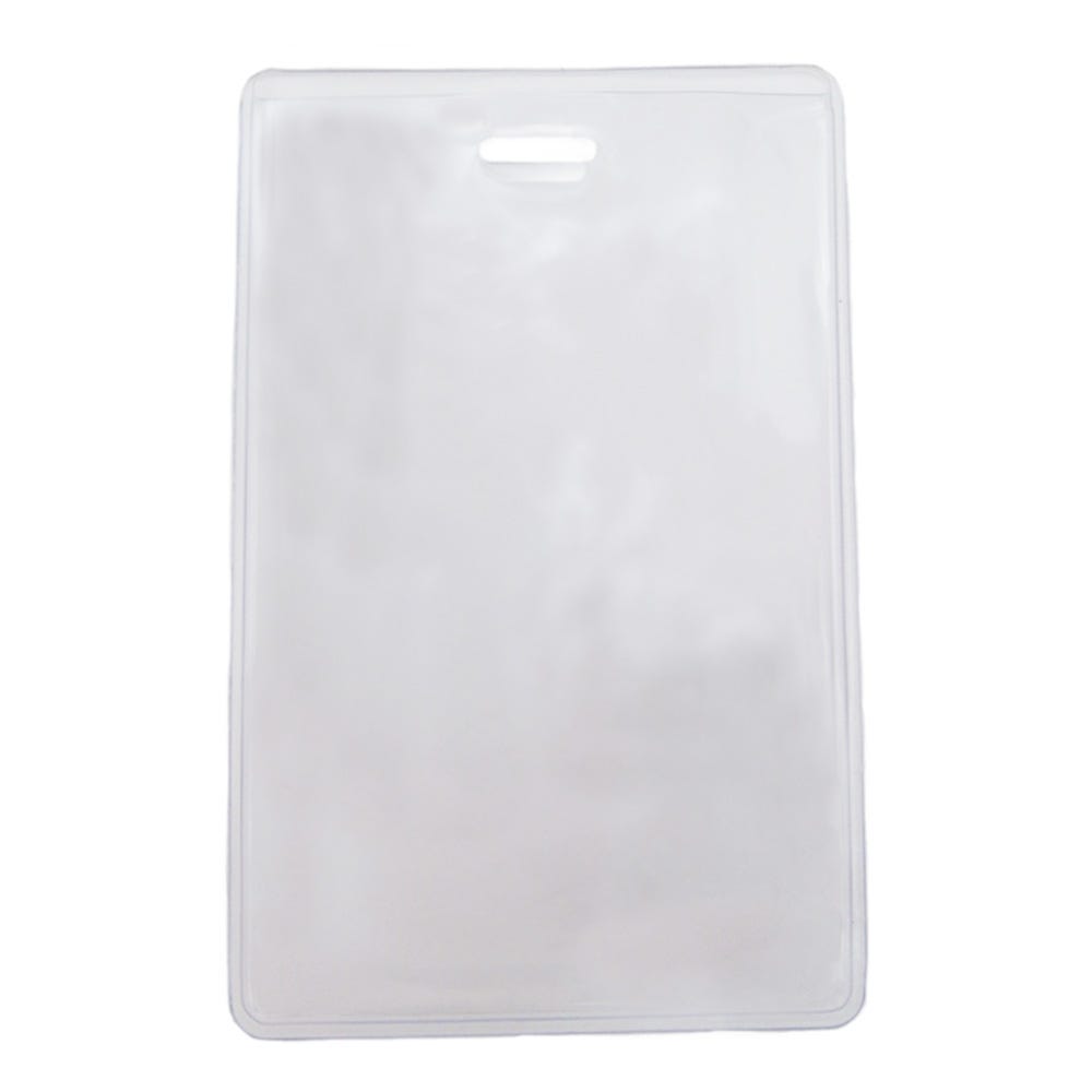 S-Series: Professional Vertical Clear Vinyl Proximity Card Holders - 100-Pack