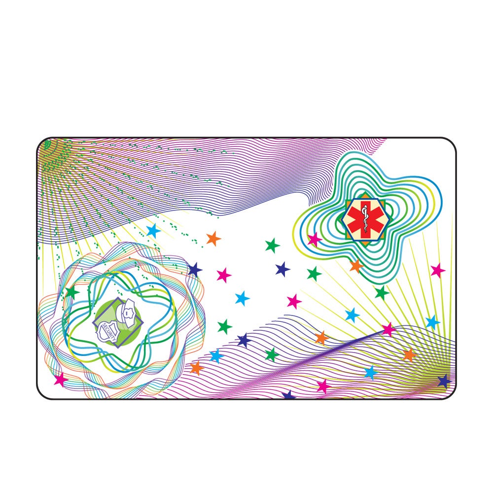 Entrust Datacard 508808-004 DuraGard OptiSelect Hologram Laminate, 0.6 mil, "Authorized Personnel" Full Card - 350 imprints