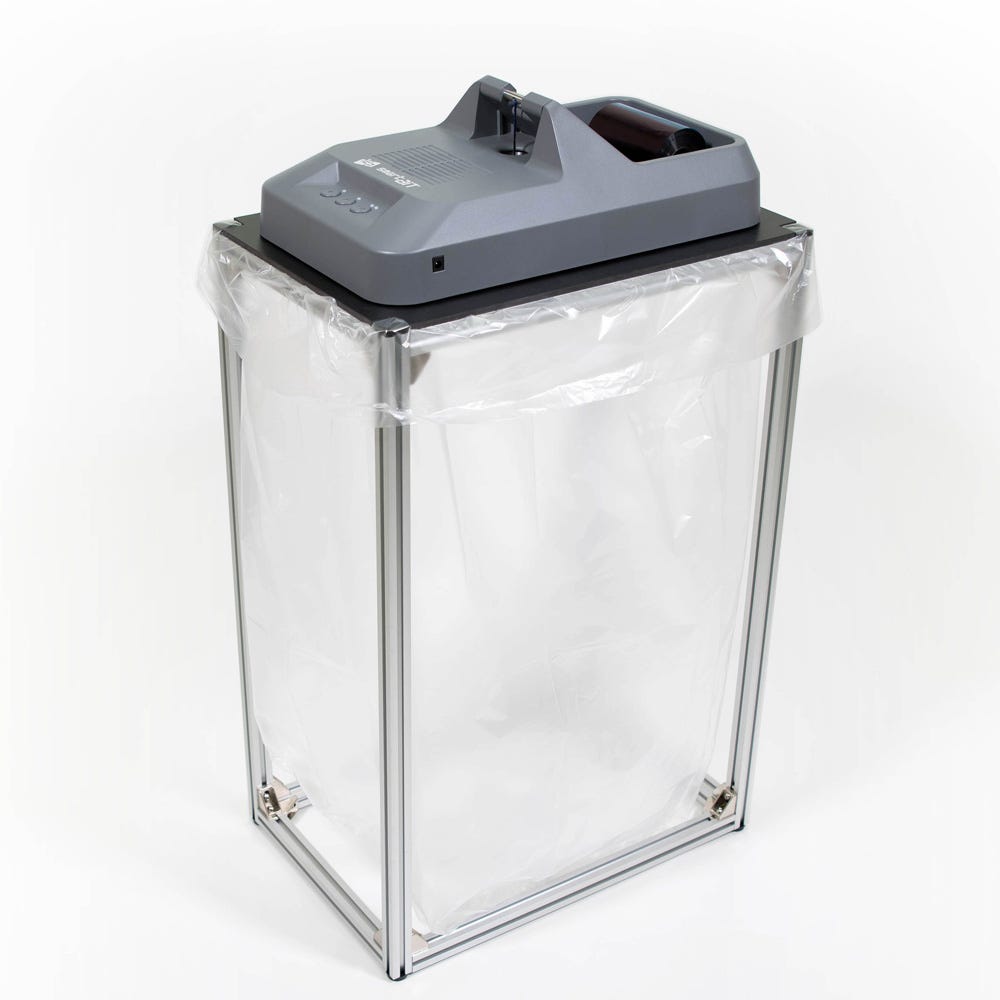 IDP 659945 SMART-Bit Ribbon Shredder - Upgraded Frame bin for Larger Shredder Bags