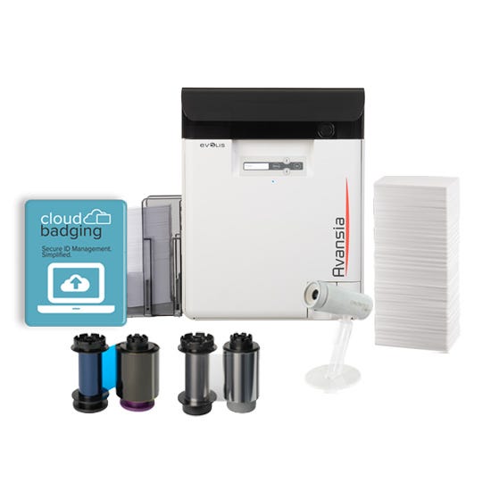 Evolis Avansia ID Card System Dual-Sided