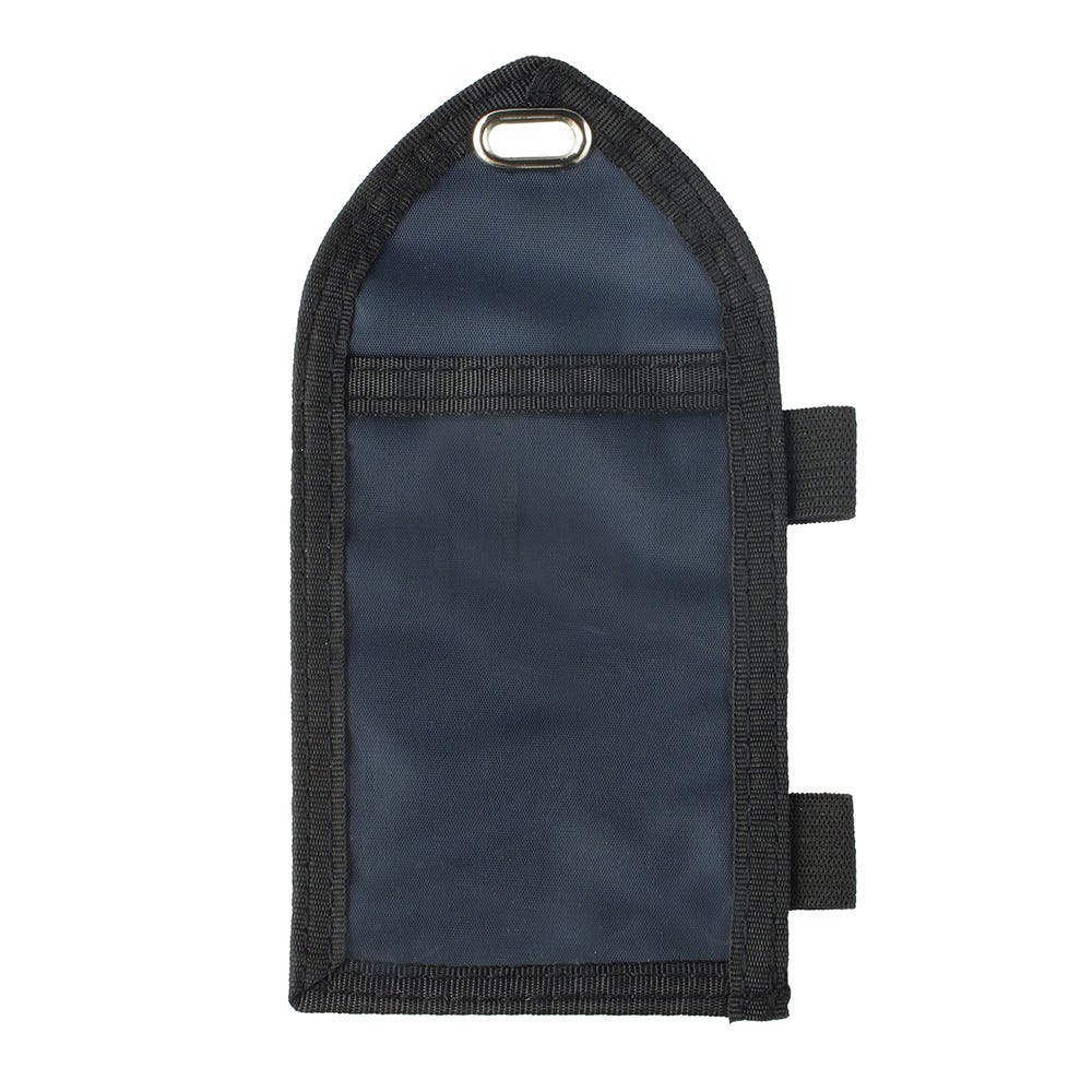 Black 2-Pocket Slotted Credential Wallet