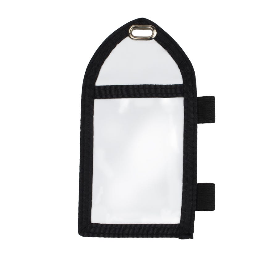 White 2-Pocket Slotted Credential Wallet