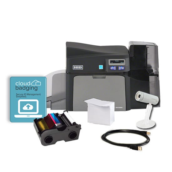 Fargo DTC4250e ID Card System Dual-Sided