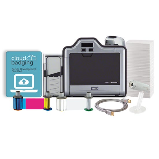 Fargo 96600 HDP5000e ID Card System Single-Sided
