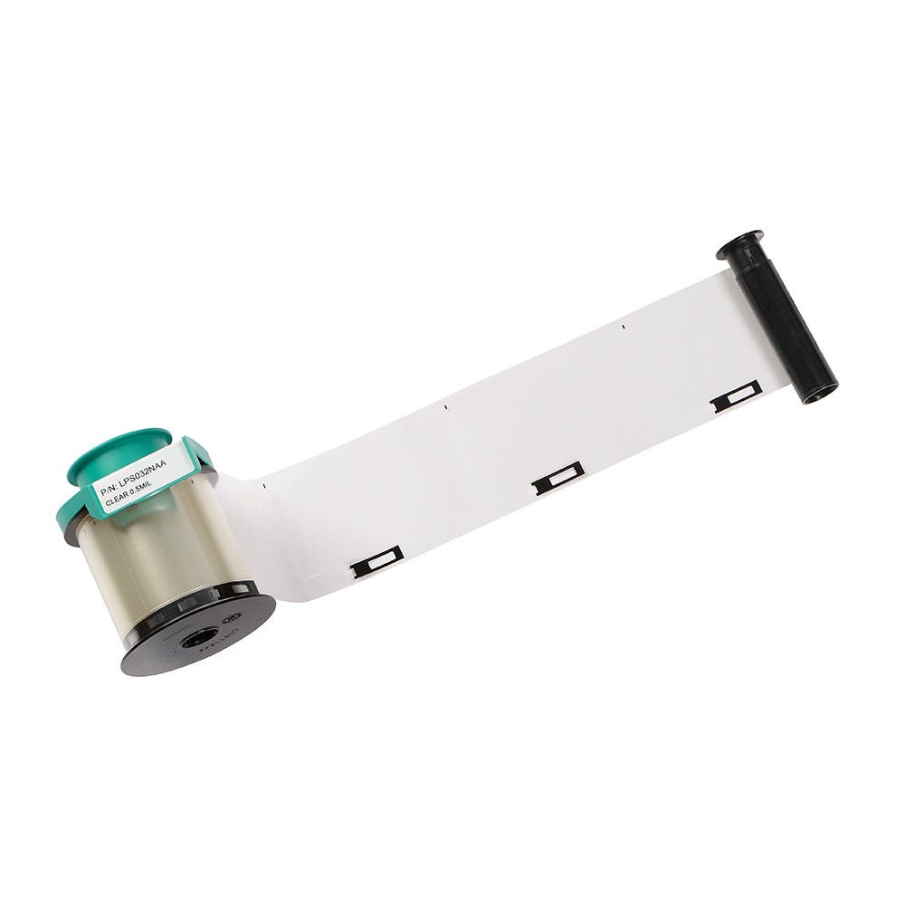 Evolis LPS032NAA 0.5 mil Clear Patch Laminate - 600 imprints