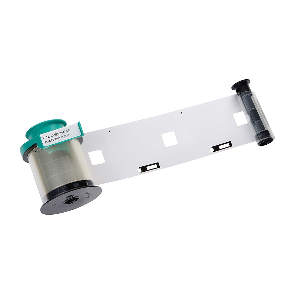 Evolis LPS034NAA 0.5 mil Clear Patch with Smart Cut Laminate - 600 imprints