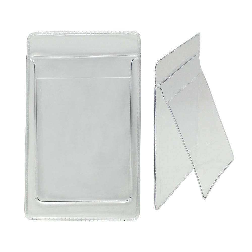 100-Pack of Vertical Government Size Clear Vinyl Pocket Protectors