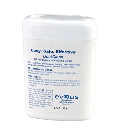 Evolis A5004 Cleaning Wipes - Qty. 40