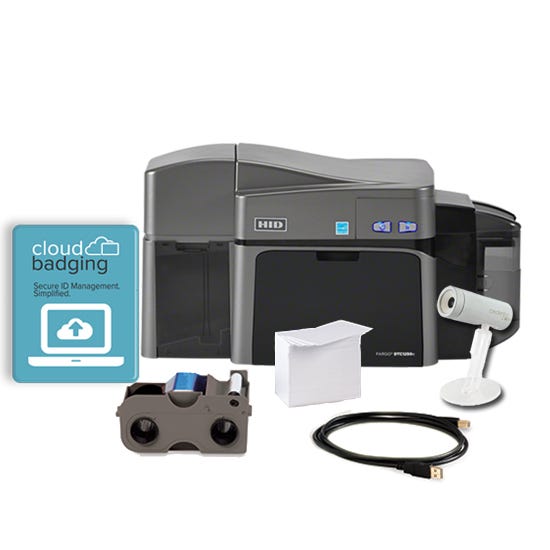 Fargo DTC1250e ID Card System Dual-Sided