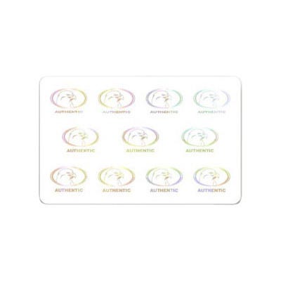Zebra 104524-122 Premier Plus Hologram Composite PVC-PET Cards - Qty. 500