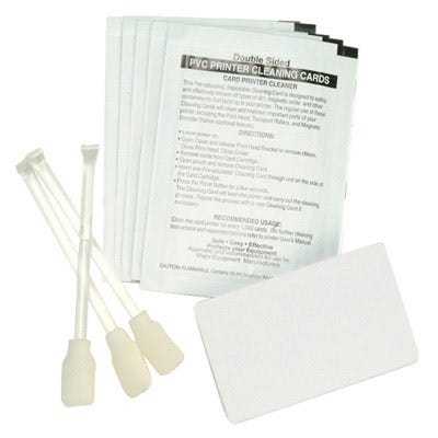 Zebra 105999-400 Cleaning Kit - Cleaning Cards & Swabs