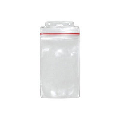 All-Weather Resistant Vertical Clear Vinyl Badge Holders - 1815-1112
