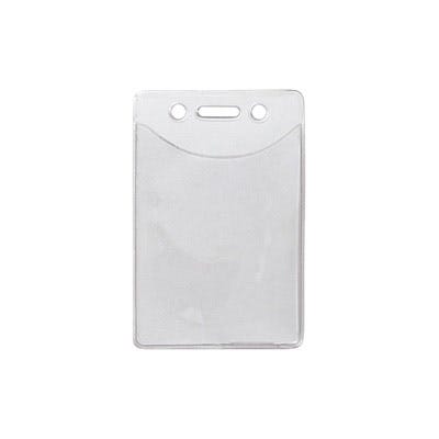 Anti-Print Transfer Vertical Clear Vinyl Badge Holders - 1815-1150
