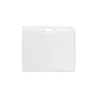Orange Peel Texture - Horizontal - Badge Holder w/ Slot & Chain Holes - 100 per pack
