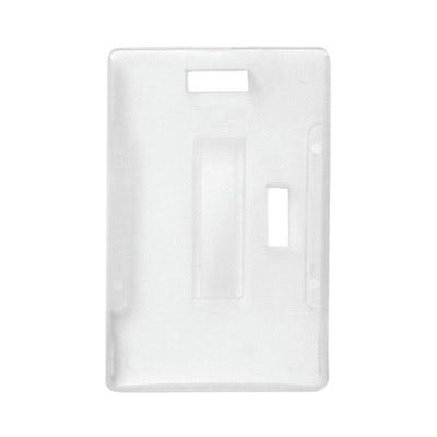 Qty 50 - White Multi-Card Badge Holder - Dispenser
