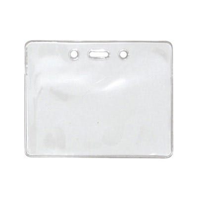 Clear Vinyl - Horizontal - Proximity Badge Holder - 100 per pack