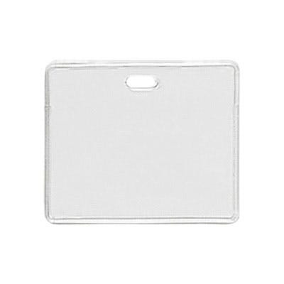 Clear Vinyl - Horizontal - Proximity Badge Holder w/ Slot - 100 per pack