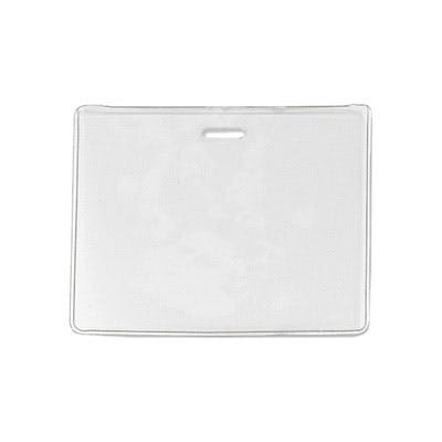 Heavy Duty Clear Vinyl - Horizontal - Proximity Badge Holder - 100 per pack