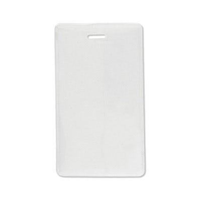 Frosted Back Vinyl - Vertical - Proximity Badge Holder - 100 per pack
