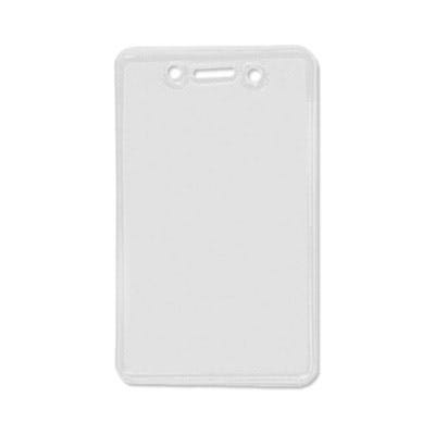 Anti-Static - Vertical - Clear Vinyl Proximity Badge Holder - 100 per pack