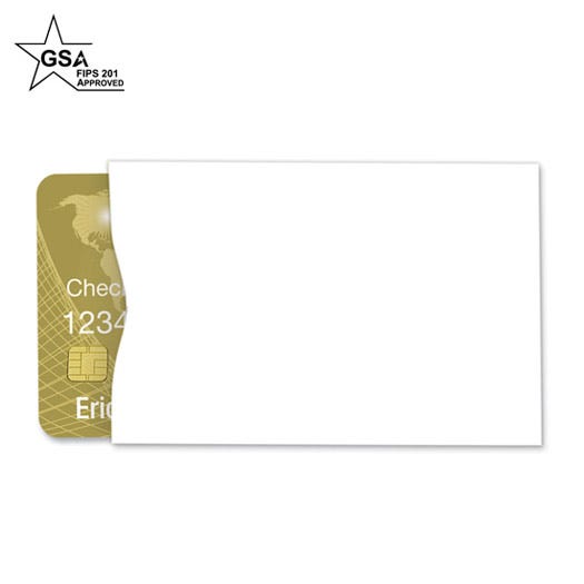 FIPS Approved - 1840-5082 Shielded ID Card Sleeve - Blank - Qty 500