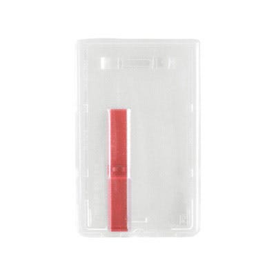 Qty 50 - Frosted Rigid Access Card Holder w/ Extractor Slide 1840-6566