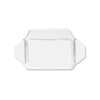Arm Band - Horizontal - Clear Vinyl Badge Holder - 100 per pack