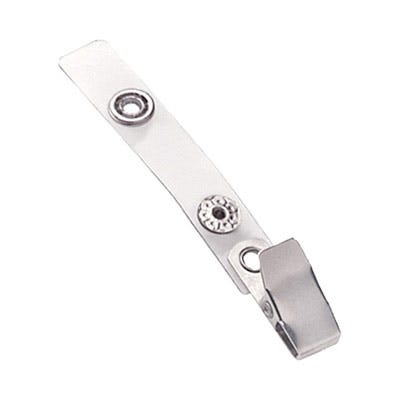 2.75'' Clear Vinyl Badge Clip - 100 per pack