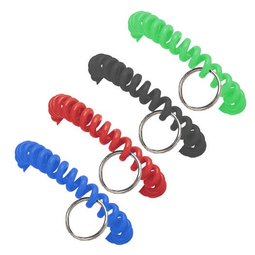 Plastic Wrist Coil w/ Split Ring - 250 per pack