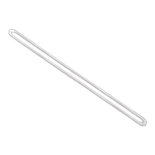 6'' Clear Flexible Plastic Loop Straps - 100 per pack