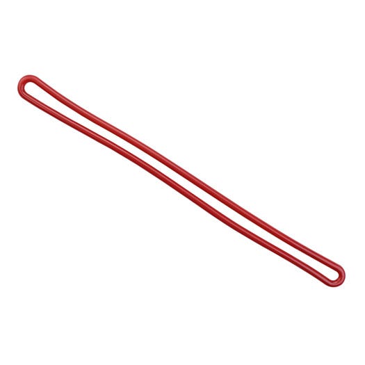 6'' Red Flexible Plastic Loop Straps - 100 per pack