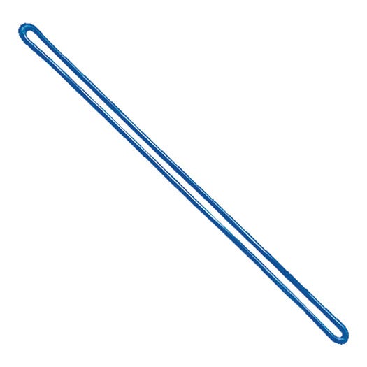 9'' Blue Flexible Plastic Loop Straps - 100 per pack