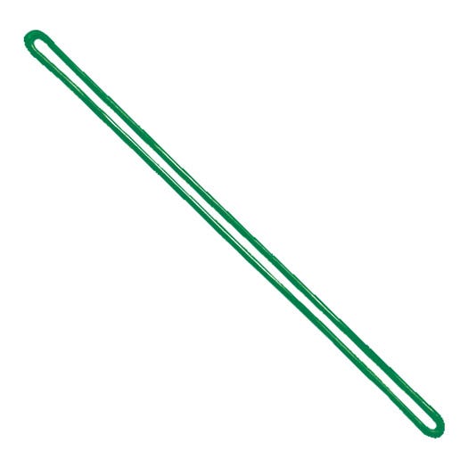 9'' Green Flexible Plastic Loop Straps - 100 per pack