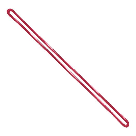 9'' Red Flexible Plastic Loop Straps - 100 per pack